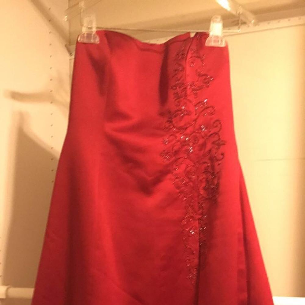 Beaded prom dress